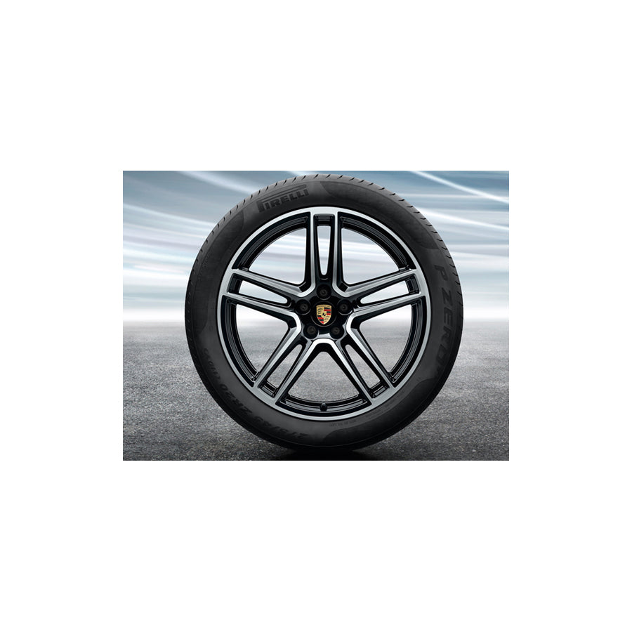 Genuine Porsche 20 Macan Turbo Alloy Wheels & Summer Tyres Original Porsche | ML Performance UK Car Parts