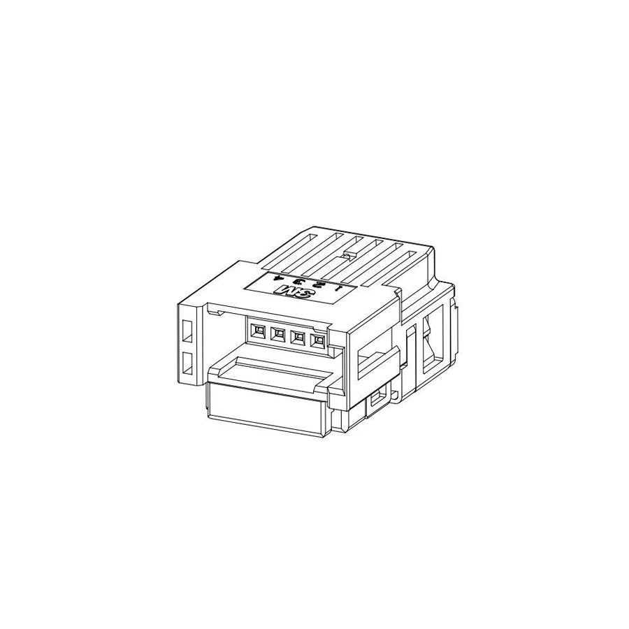 3M 38A04-0018-000FL Headers & Wire Housings Link Connector, Branch Mini-Clamp, 38A, 18awg Compatible Cable, Black