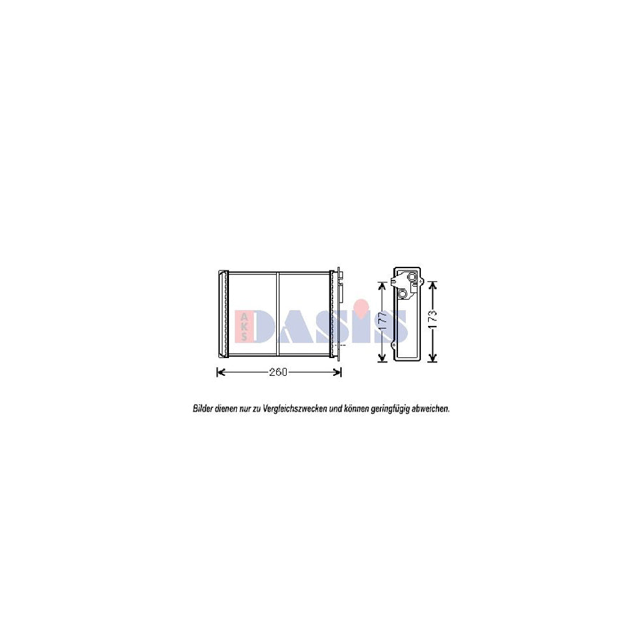 AKS Dasis 069004N Heater Matrix | ML Performance UK