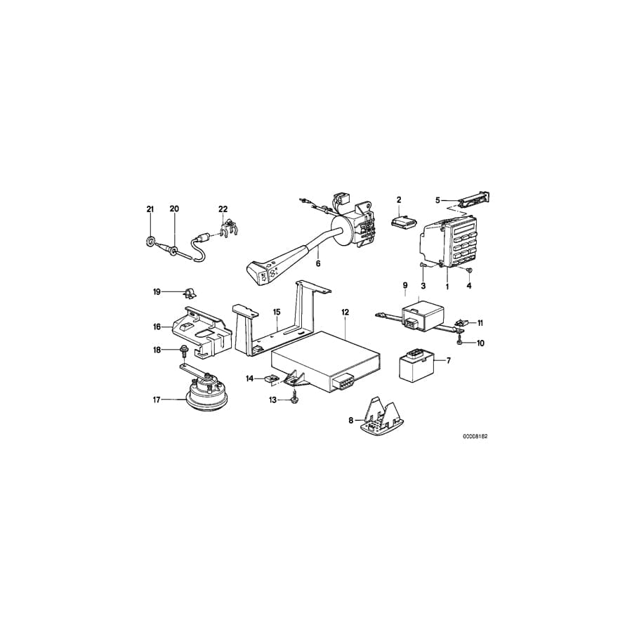 Genuine BMW 65811375021 E24 Coding Plug (Inc. 628CSi & 635CSi) | ML Performance UK Car Parts