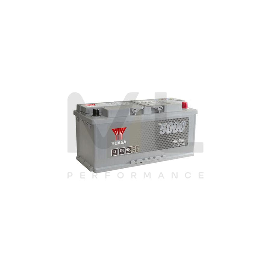 Yuasa YBX5020 12v 110Ah Silver High Performance SMF Battery | ML Performance UK Car Parts