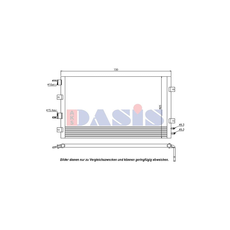 AKS Dasis 132007N Air Conditioning Condenser | ML Performance UK