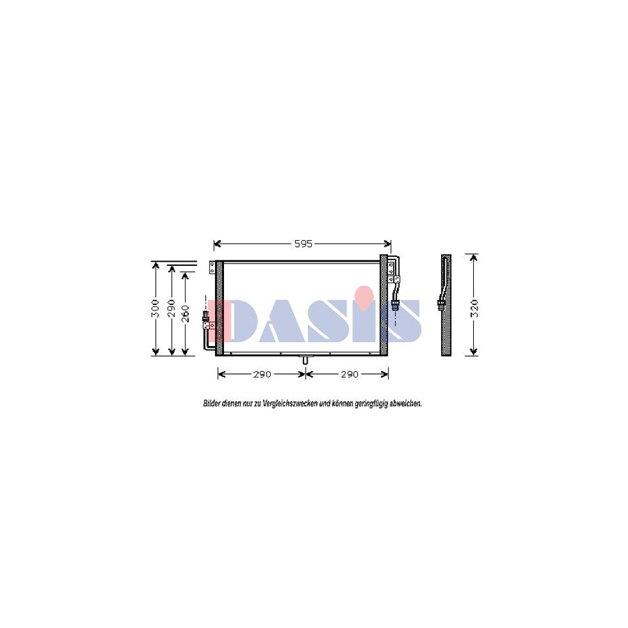 AKS Dasis 152005N Air Conditioning Condenser For Opel Frontera | ML Performance UK