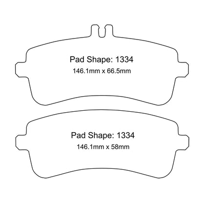 Paragon PBP1334 Brake Pads