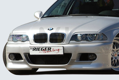 Rieger 00050128 BMW 3 Series E46 Front Bumper 1 | ML Performance UK Car Parts