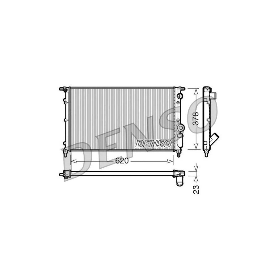 Denso DRM23022 Drm23022 Engine Radiator | ML Performance UK