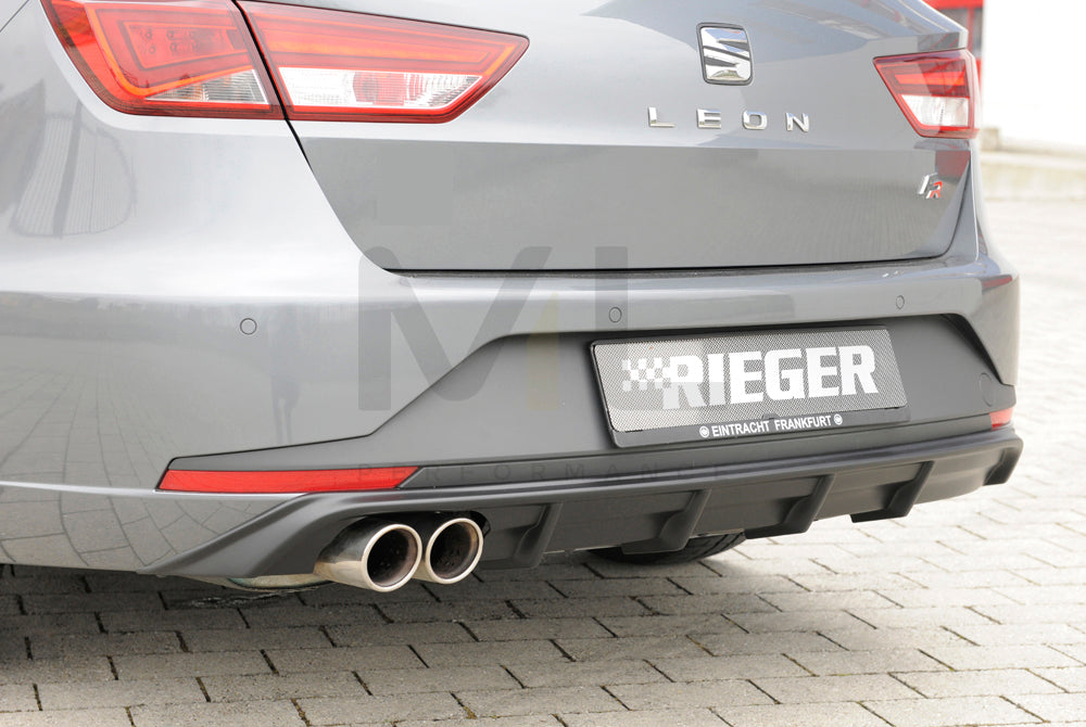 Rieger 00027020 SEAT 5F Leon FR Rear Diffuser 2 | ML Performance UK Car Parts