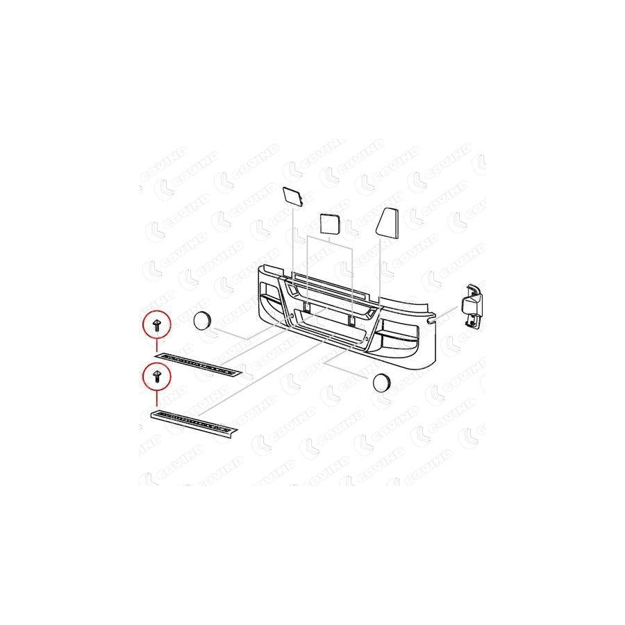 Covind 560/ 81 Holder, Radiator Grille | ML Performance UK