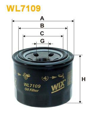 WIX Filters WL7109 Oil Filter