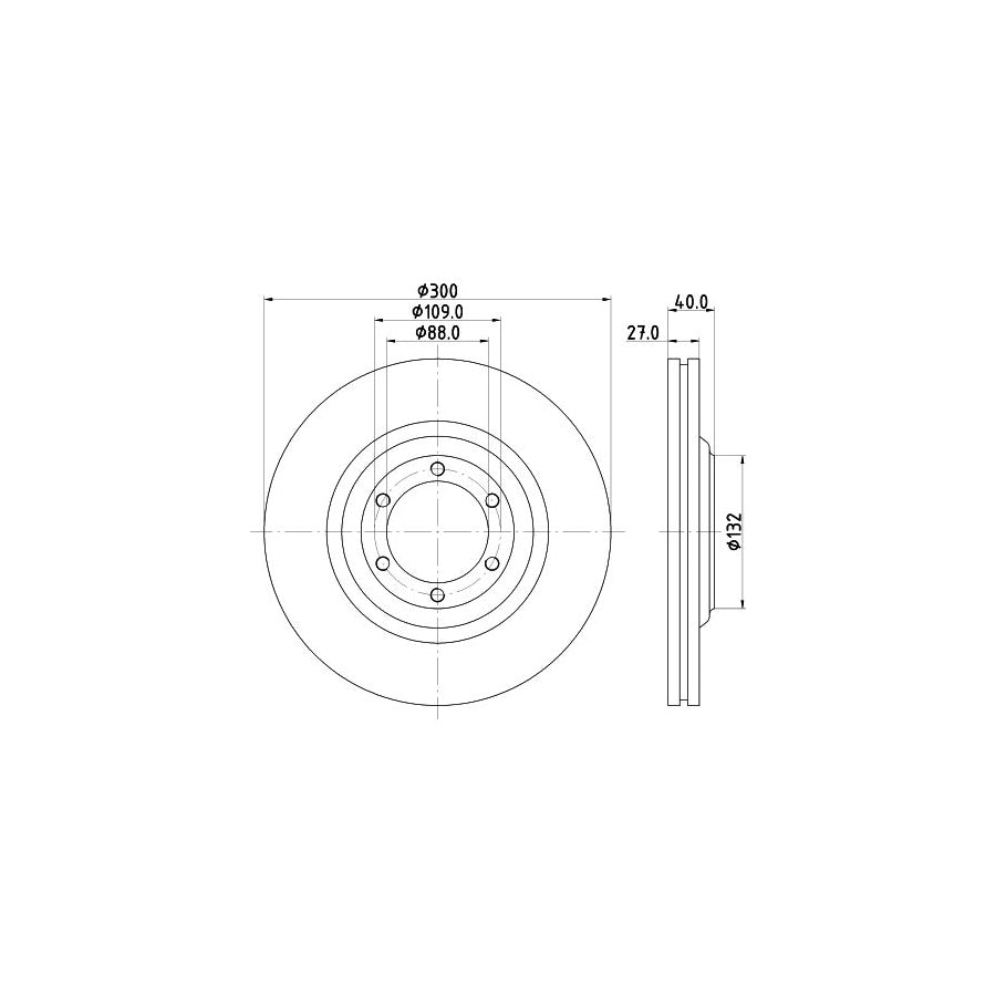 Hella 8MP 376 800-514 Water Pump