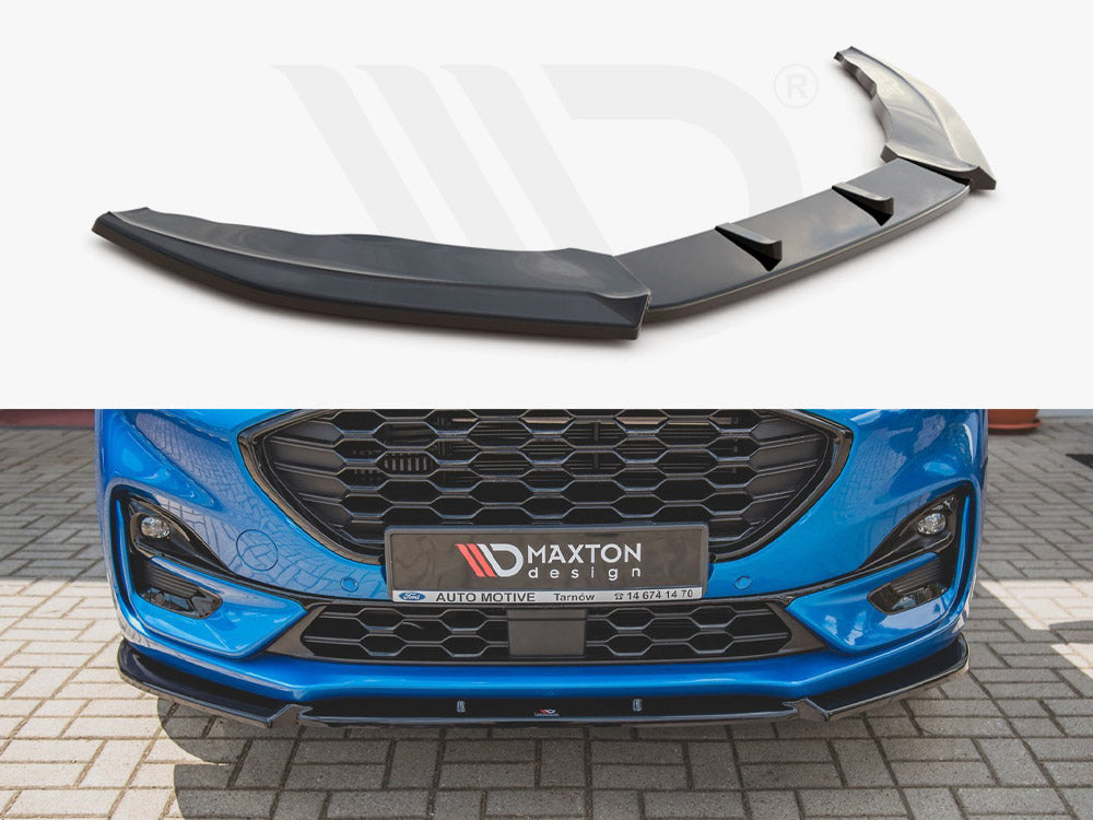 Maxton Design FO-PU-1-STLINE-FD1T Front Splitter Ford Puma ST Line | ML Performance UK Car Parts