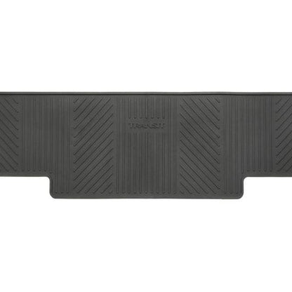 GENUINE FORD 2510177 TRANSIT CUSTOM RUBBER FLOOR MATS REAR, BLACK WITH TRANSIT LOGO, FOR 2ND SEAT ROW | ML Performance UK