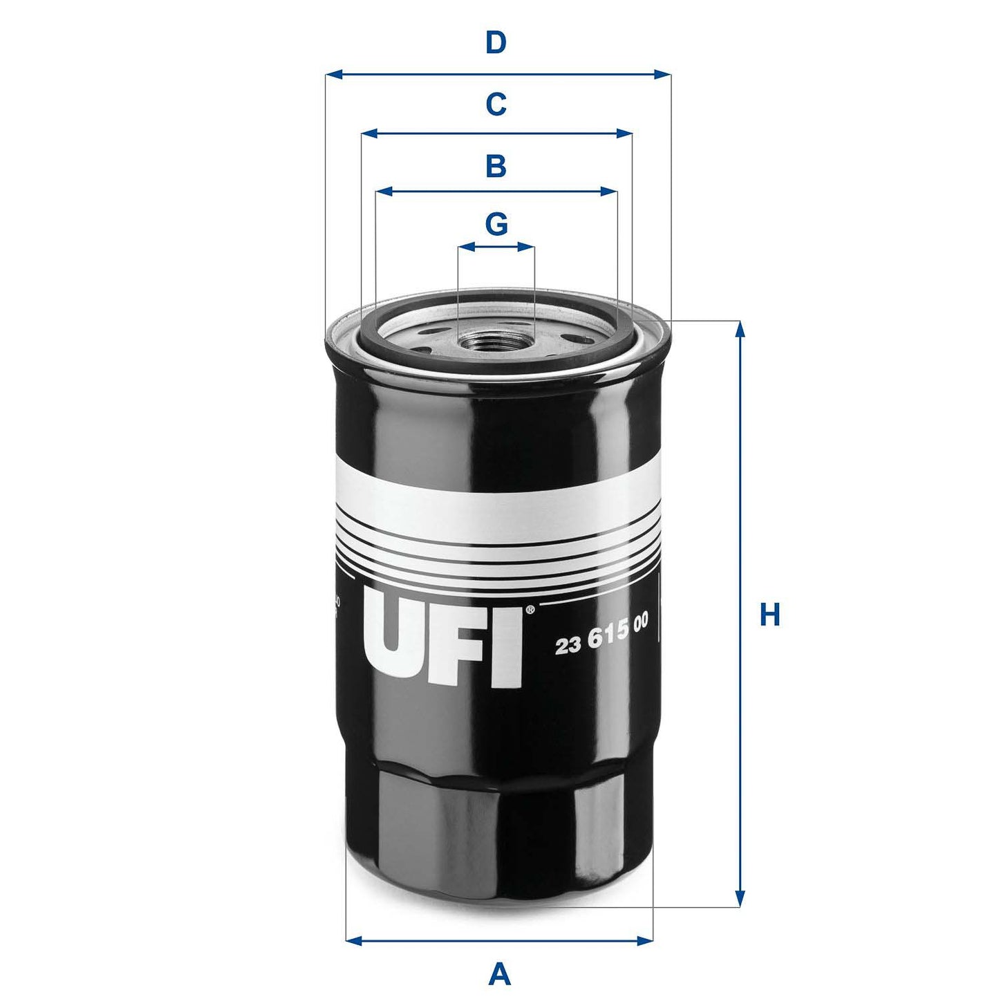 UFI 23.615.00 Oil Filter