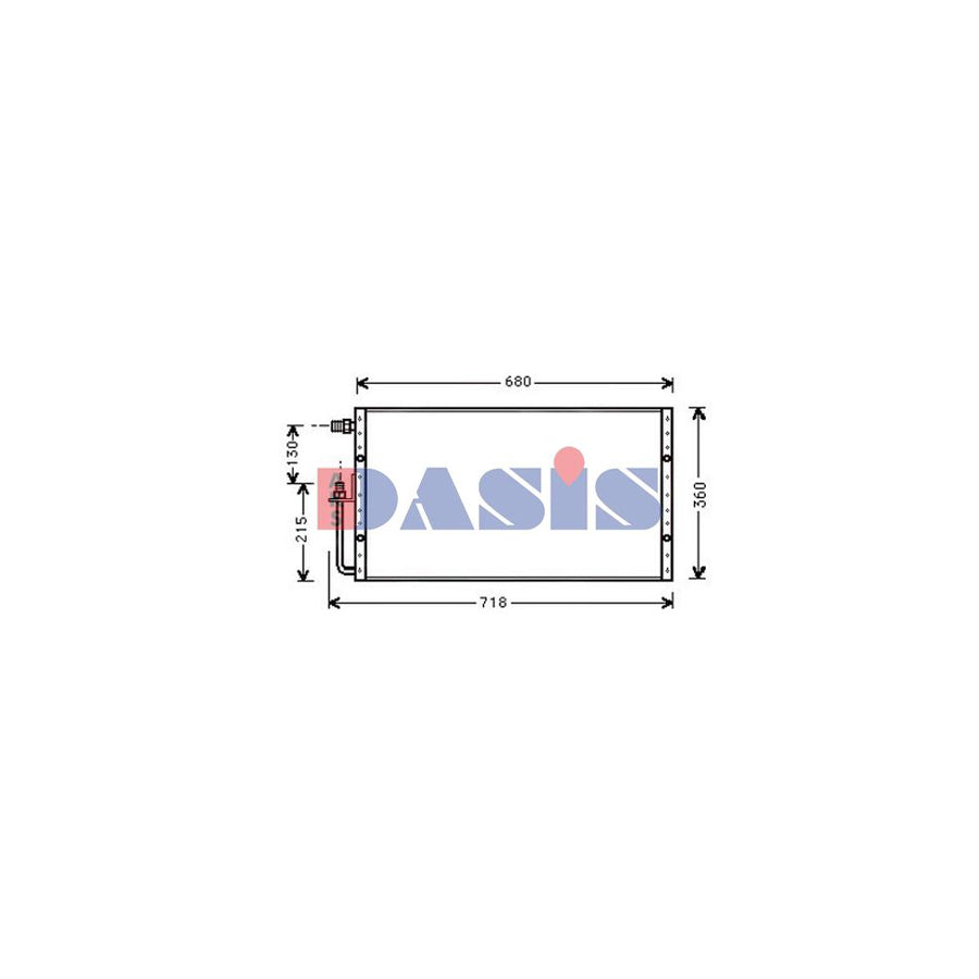 AKS Dasis 132018N Air Conditioning Condenser | ML Performance UK