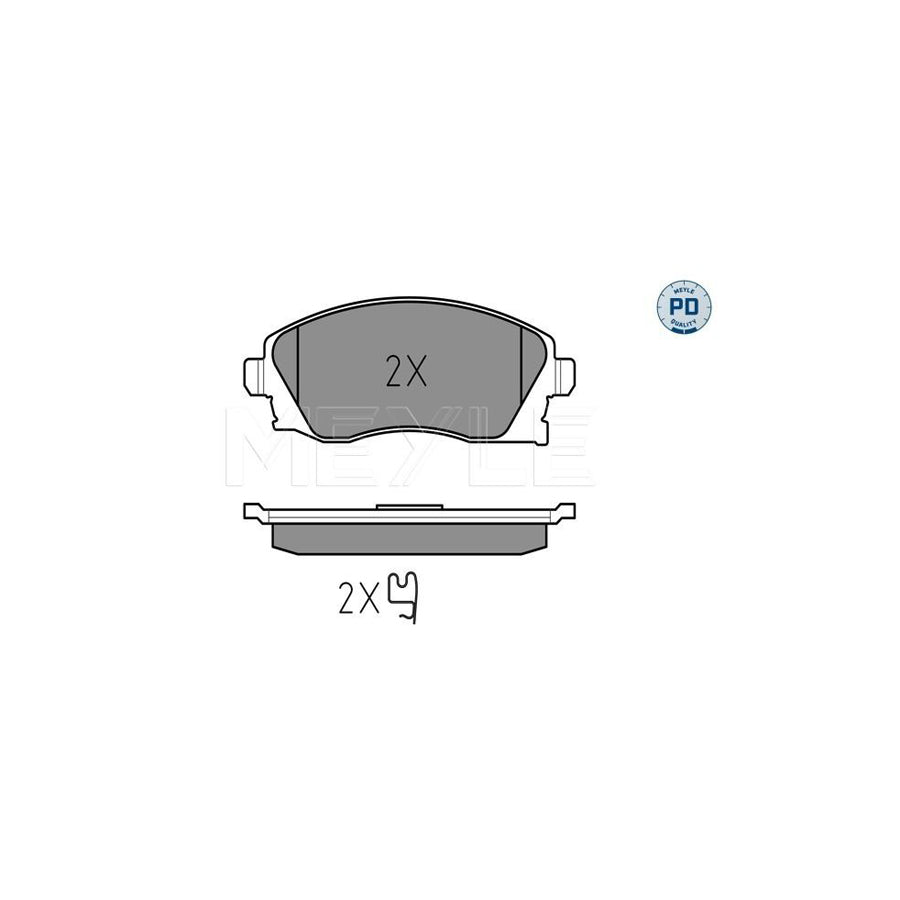 Meyle 025 232 2517/Pd Brake Pad Set