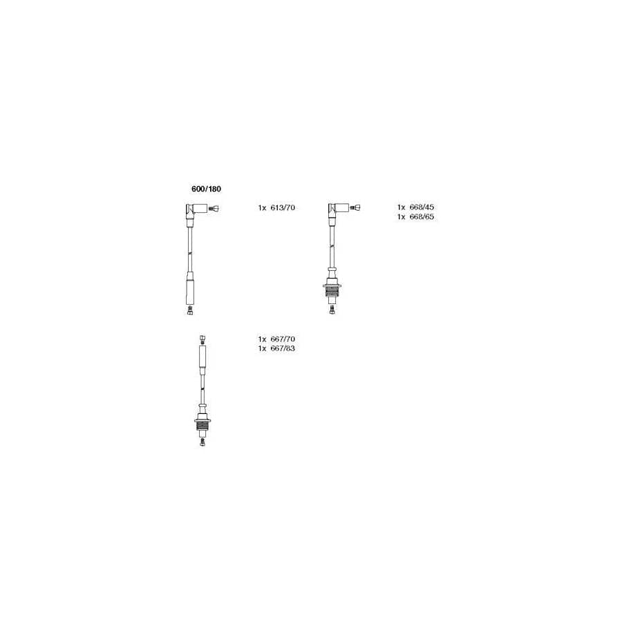 Bremi 600/180 Ignition Cable Kit