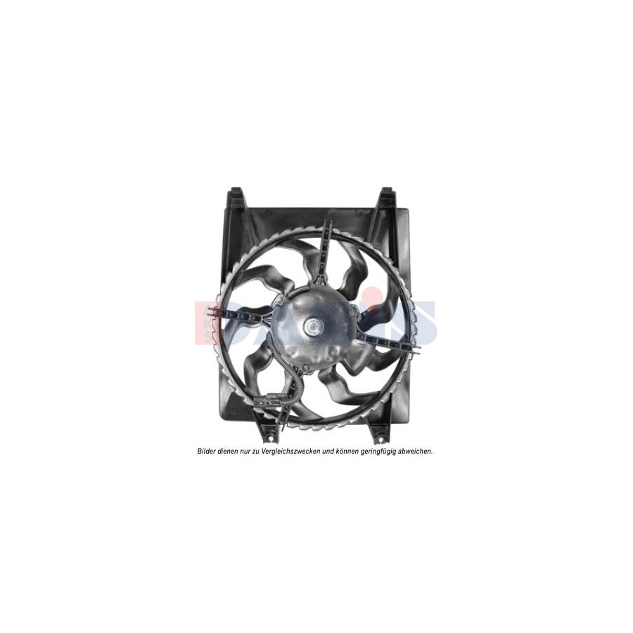 AKS Dasis 568050N Fan, Radiator For Hyundai Santa Fe II (Cm) | ML Performance UK