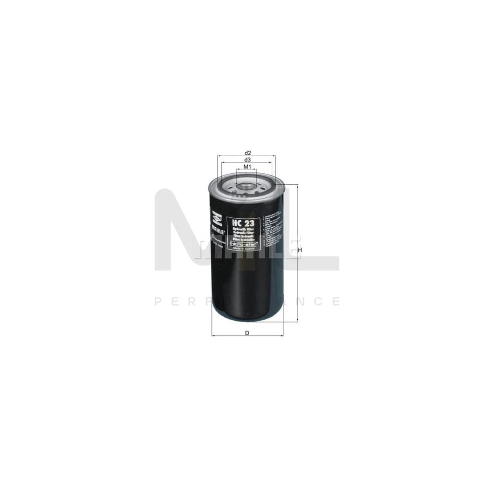 MAHLE ORIGINAL KC 233 Fuel filter Spin-on Filter | ML Performance Car Parts