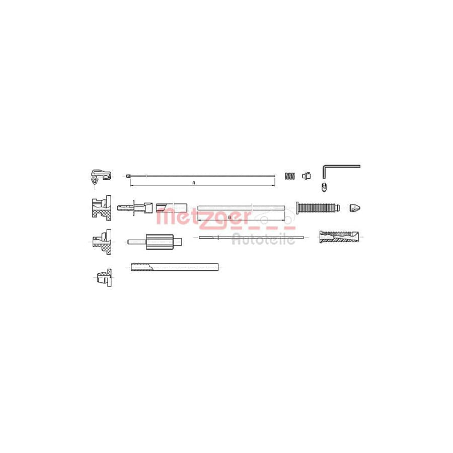 METZGER 10.1179 Throttle Cable | ML Performance UK Car Parts