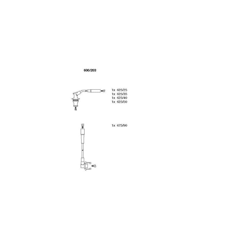 Bremi 600/203 Ignition Cable Kit