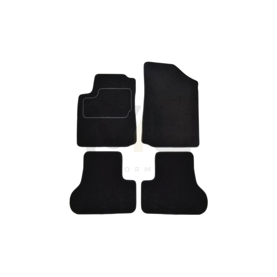 MAMMOOTH Tailored A041 CIT90 PRM 01 Floor mat set for CITROﾃ起 C3 I Hatchback (FC, FN) Textile, Front and Rear, Quantity: 4, Black | ML Performance Car Parts