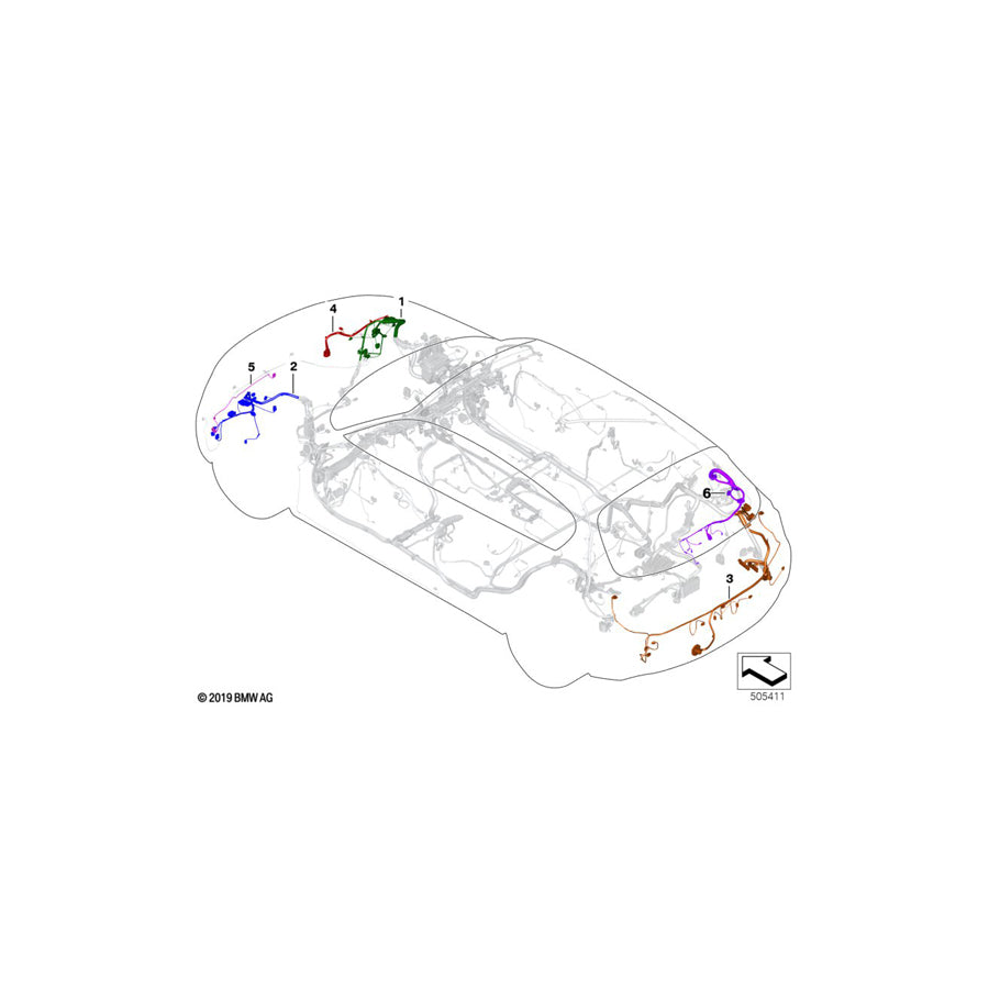 Genuine BMW 61128706226 F22 F87 F23 Rear Repair Wiring Set (Inc. 230i, 218d & M240i) | ML Performance UK