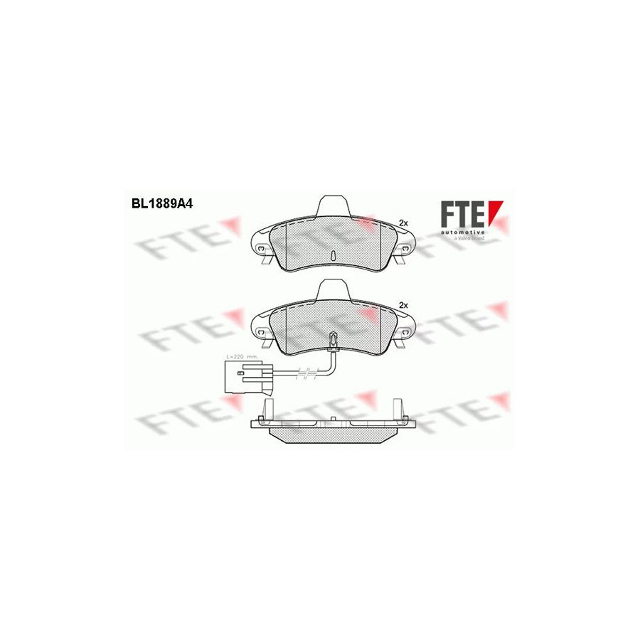 Fte BL1889A4 Brake Pad Set | ML Performance UK Car Parts