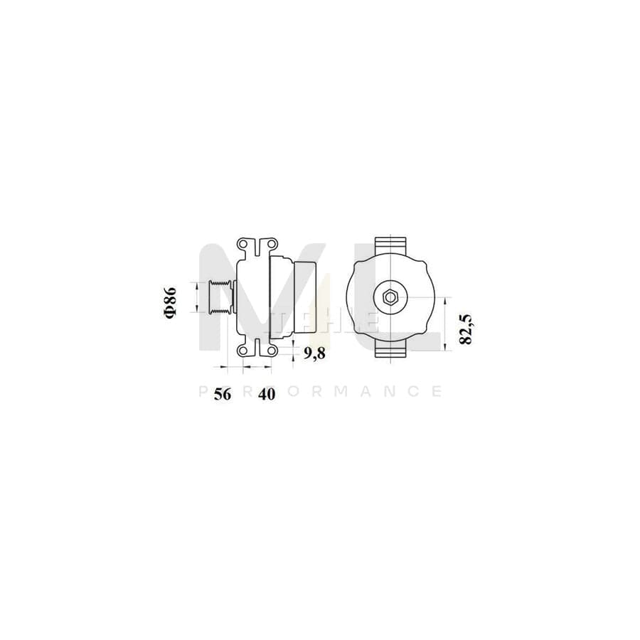 MAHLE ORIGINAL TX 181 95D Engine thermostat Opening Temperature: 95��C, with seal | ML Performance Car Parts