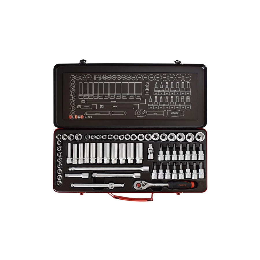 Force 3612 Socket Set | ML Performance UK Car Parts