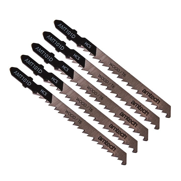 Amtech 5pcs. Wood Jigsaw Blade Set (AMT101D) | ML Performance DIY & Power Tools