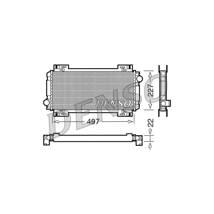 Denso DRM10032 Drm10032 Engine Radiator For Ford Fiesta | ML Performance UK