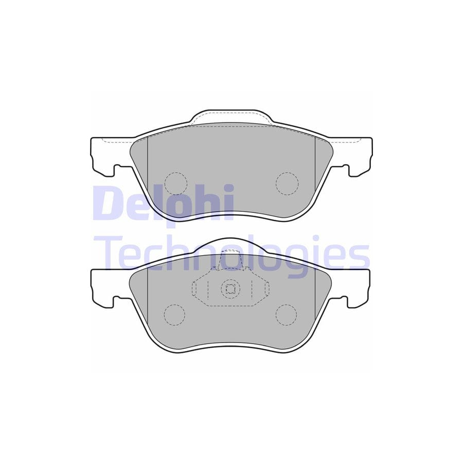 Delphi Lp1830 Brake Pad Set For Nissan Primera