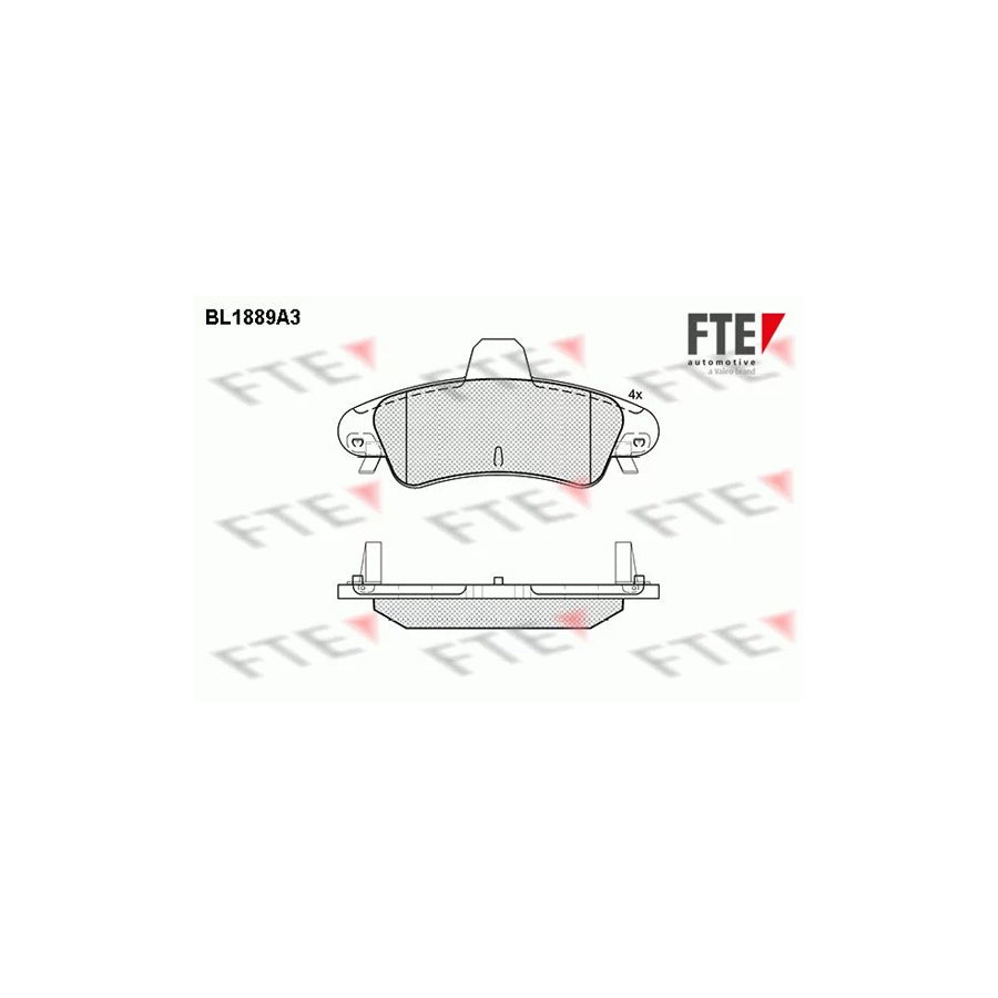 Fte BL1889A3 Brake Pad Set | ML Performance UK Car Parts