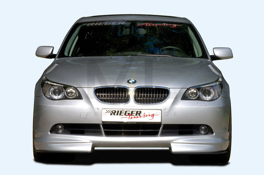 Rieger 00053600 BMW 5 Series E60 E61 Front Splitter 2 | ML Performance UK Car Parts