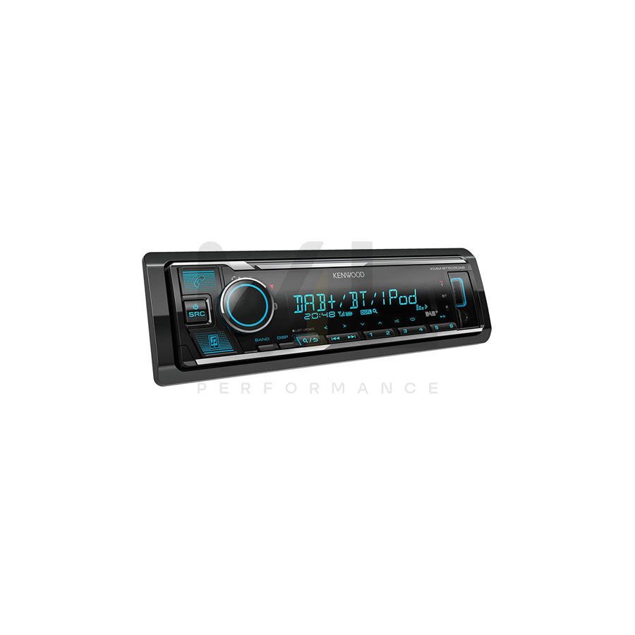 KENWOOD KMM-BT505DAB Car stereo 1 DIN, AOA 2.0, Made for iPod/iPhone, 14.4V, AAC, FLAC, MP3, WAV, WMA, DAB+ tuner, Spotify App Link | ML Performance Car Parts