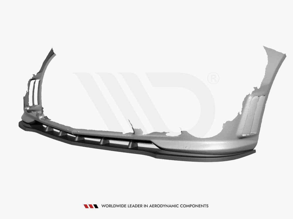 Maxton Design ME-C-204-AMG-FD1T Front Splitter Mercedes C-class | ML Performance UK Car Parts