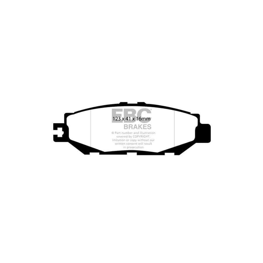 EBC PD06KR238 Lexus Toyota Greenstuff Rear Brake Pad & USR Disc Kit 2 | ML Performance UK Car Parts