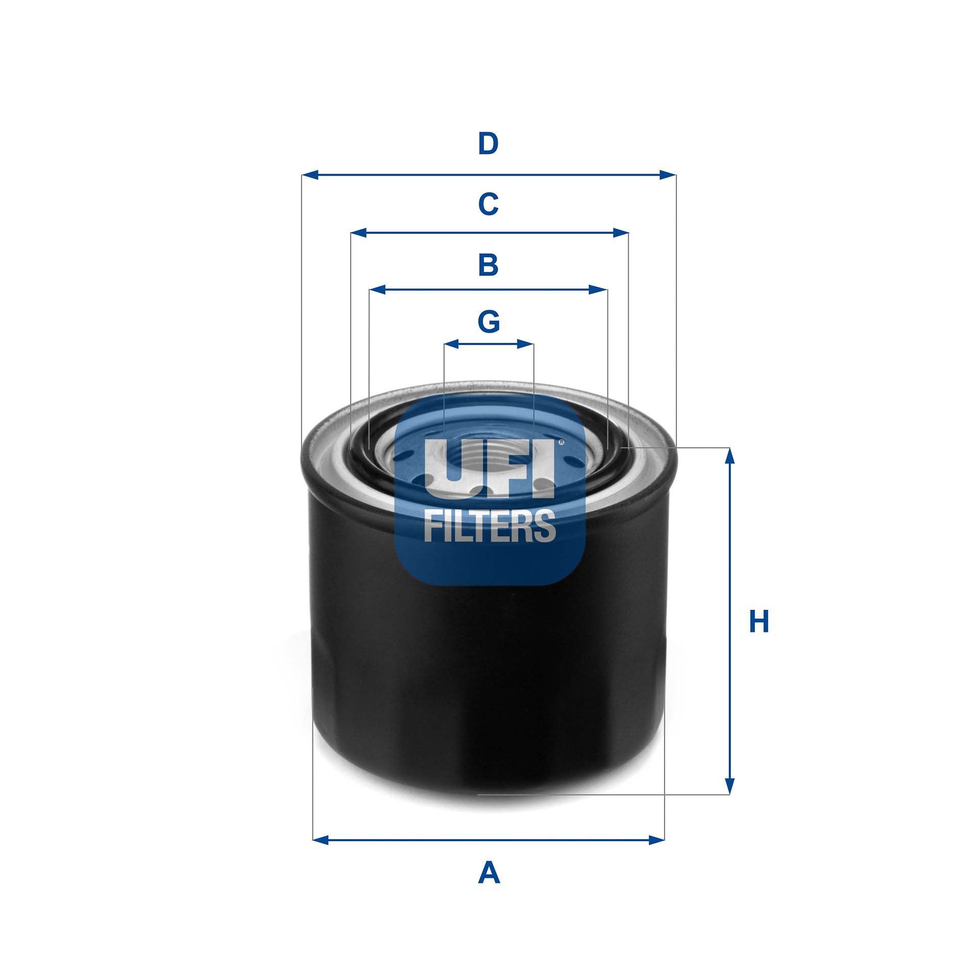 UFI 23.259.00 Oil Filter