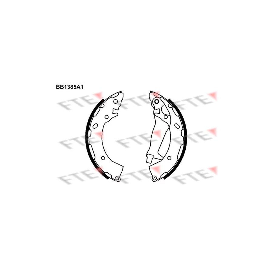 Fte BB1385A1 Brake Shoe Set | ML Performance UK Car Parts