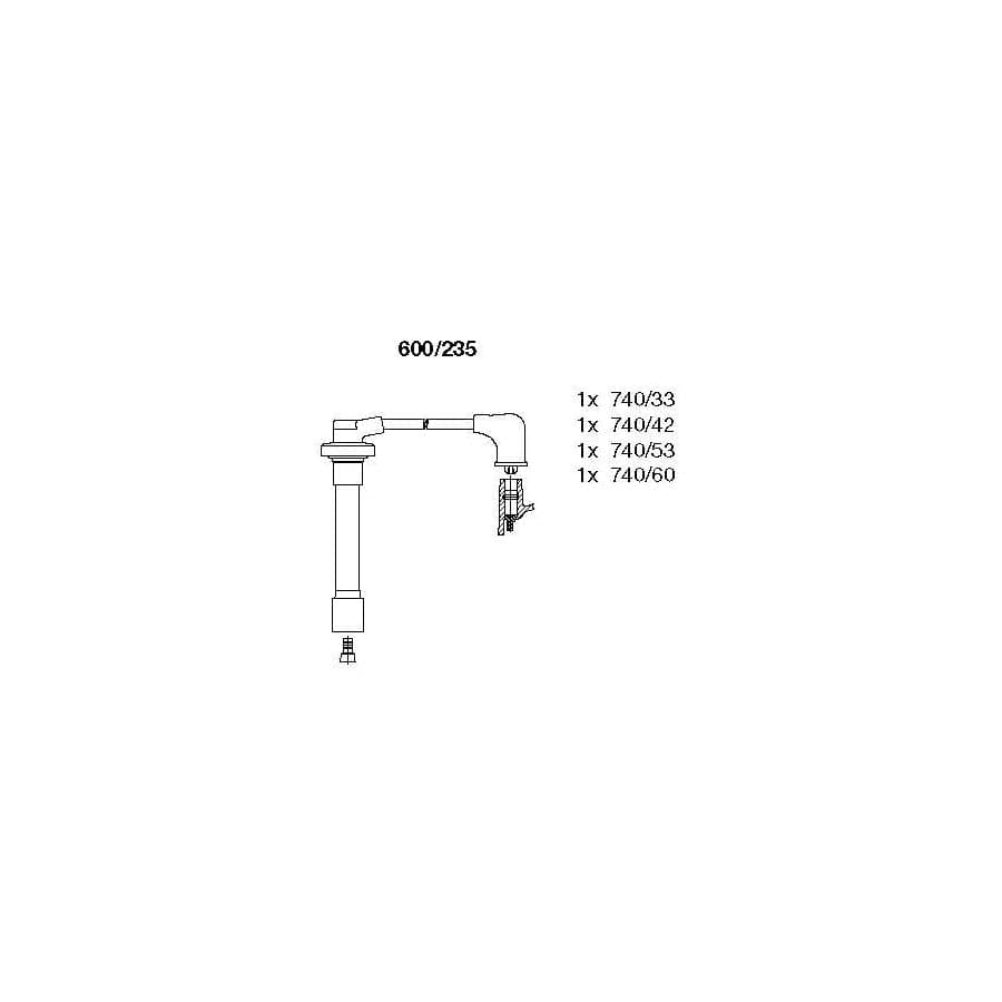 Bremi 600/235 Ignition Cable Kit