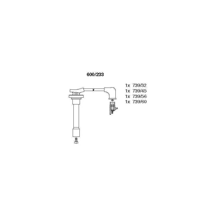 Bremi 600/233 Ignition Cable Kit