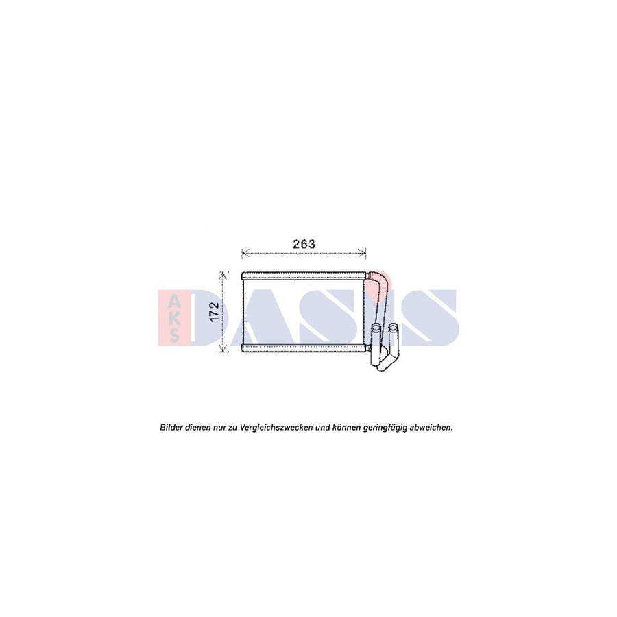 AKS Dasis 519017N Heater Matrix For Kia Sorento I (Jc) | ML Performance UK