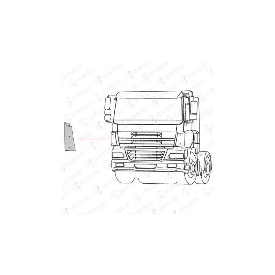 Covind Cf0/160 Air Deflector, Driver Cab | ML Performance UK