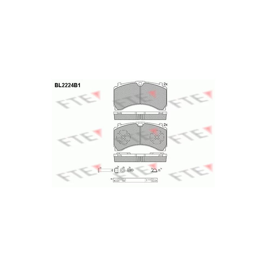 Fte 9500009 Brake Pad Set | ML Performance UK Car Parts