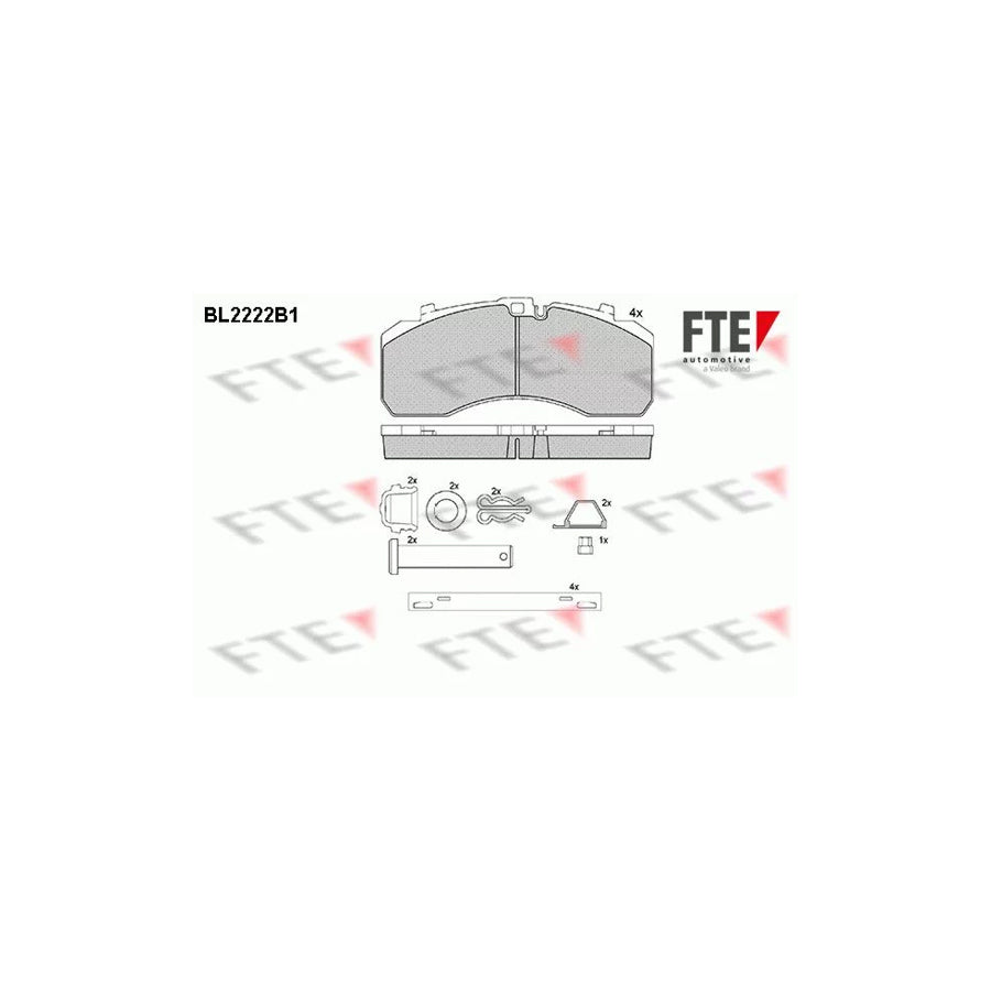 Fte 9500008 Brake Pad Set | ML Performance UK Car Parts