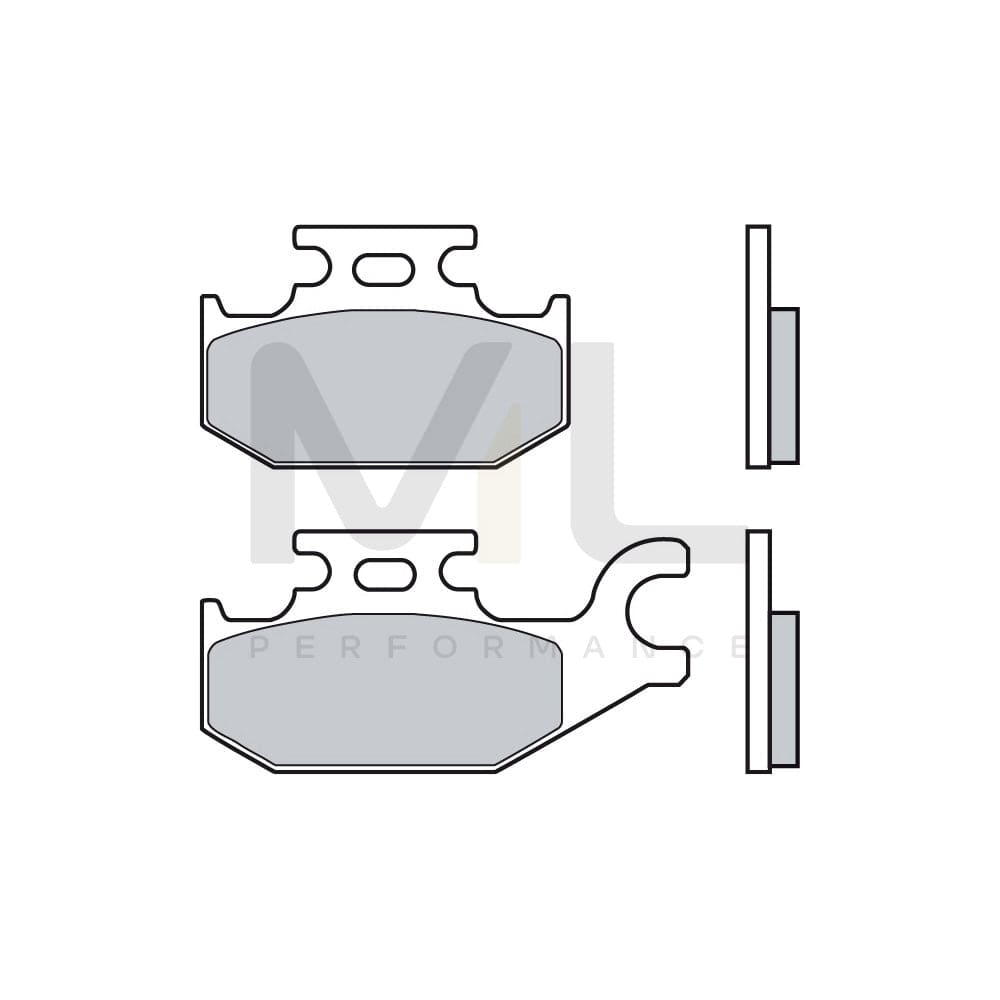 Brembo Sinter Offroad 07Gr73Sx Brake Pad Set Front And Rear | ML Performance Car Parts