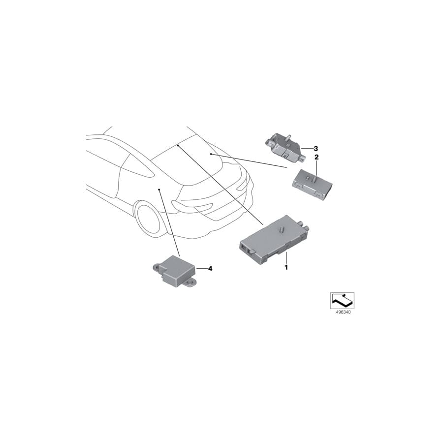 Genuine BMW 65206835179 F92 G15 Antenna Amplifier FM/AM (Inc. 840i, M8 & M850iX) | ML Performance UK Car Parts