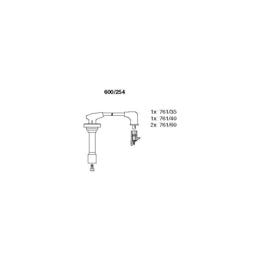 Bremi 600/254 Ignition Cable Kit