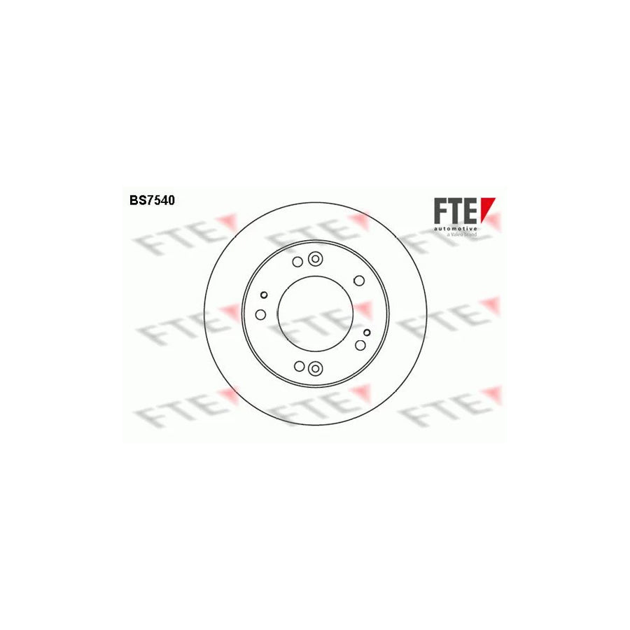 Fte BS7540 Brake Disc For Kia Sportage I (K00, Ja) | ML Performance UK Car Parts