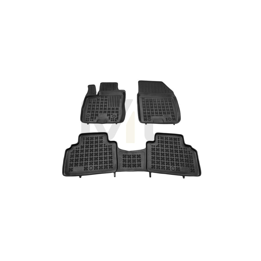 REZAW PLAST 200621 Floor mat set for FORD Tourneo Courier Elastomer, Front and Rear, Black | ML Performance Car Parts